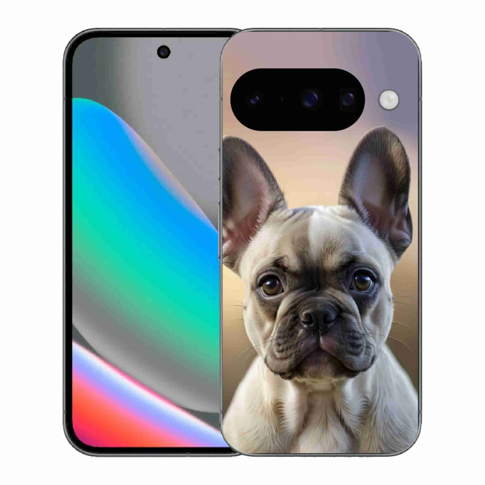 Gélový kryt mmCase na Google Pixel 10 - roztomilý francúzsky buldoček