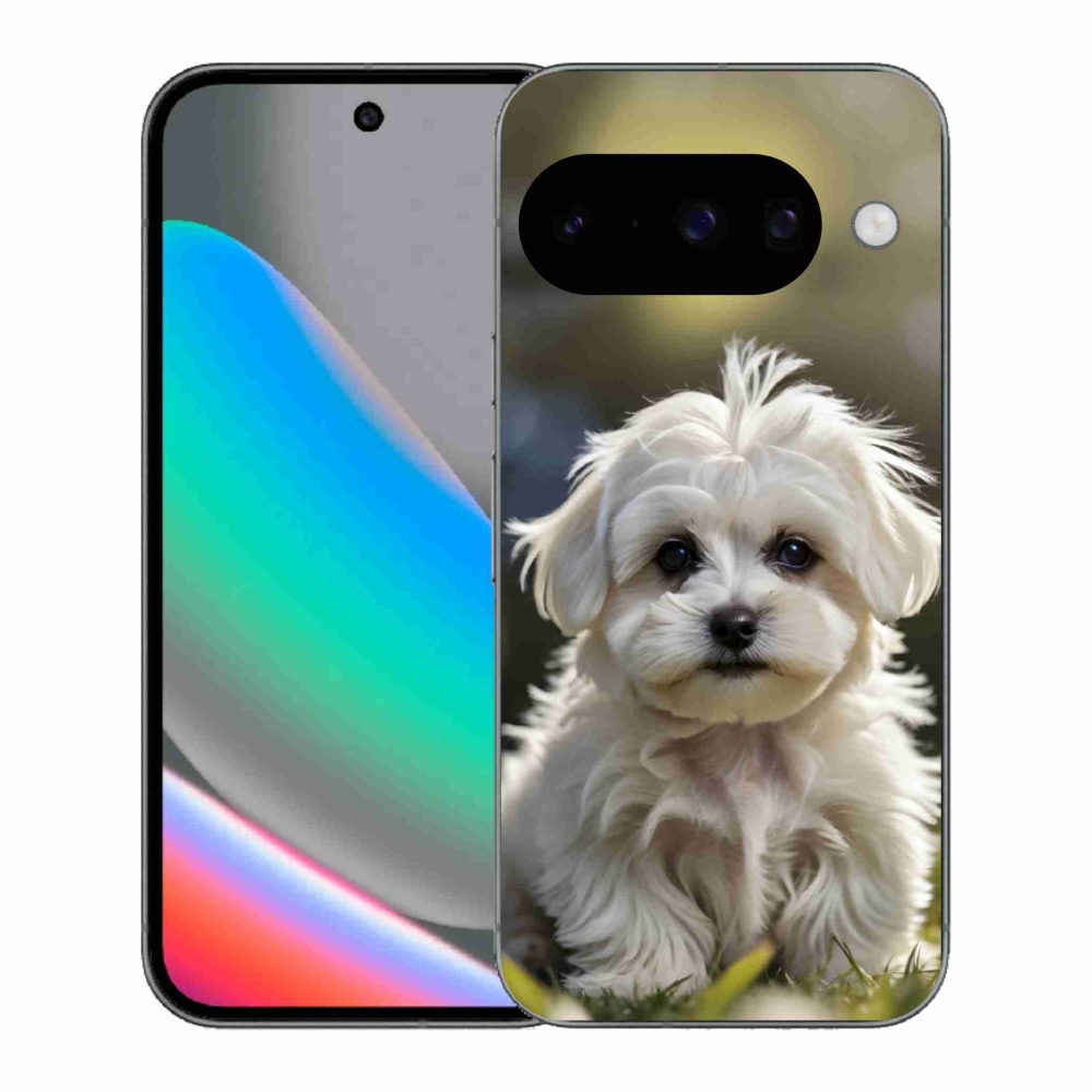 Gélový kryt mmCase na Google Pixel 10 - roztomilý maltézsky psík