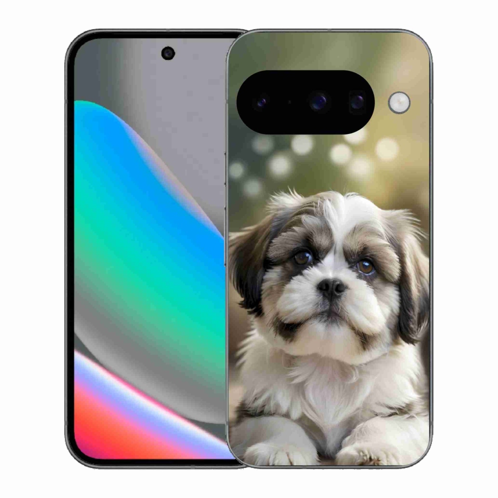 Gélový kryt mmCase na Google Pixel 10 - roztomilý shih-tzu