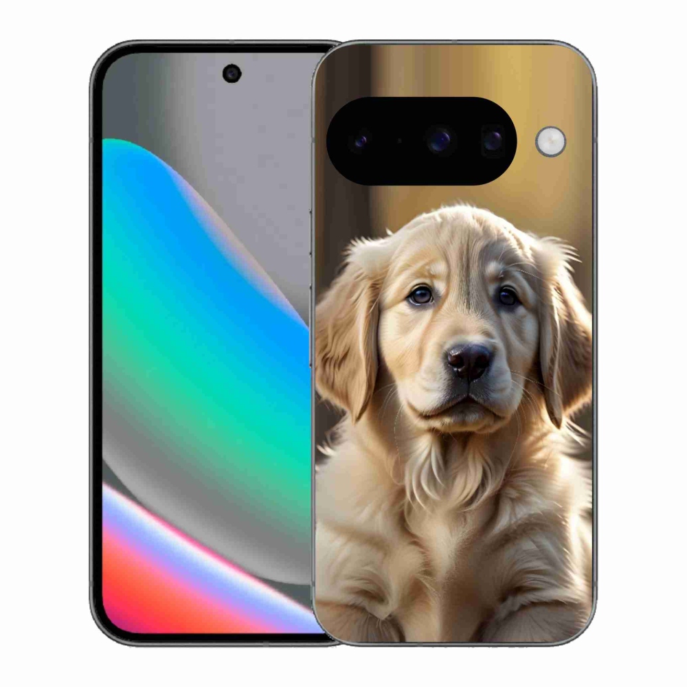 Gélový kryt mmCase na Google Pixel 10 - roztomilý zlatý retriever