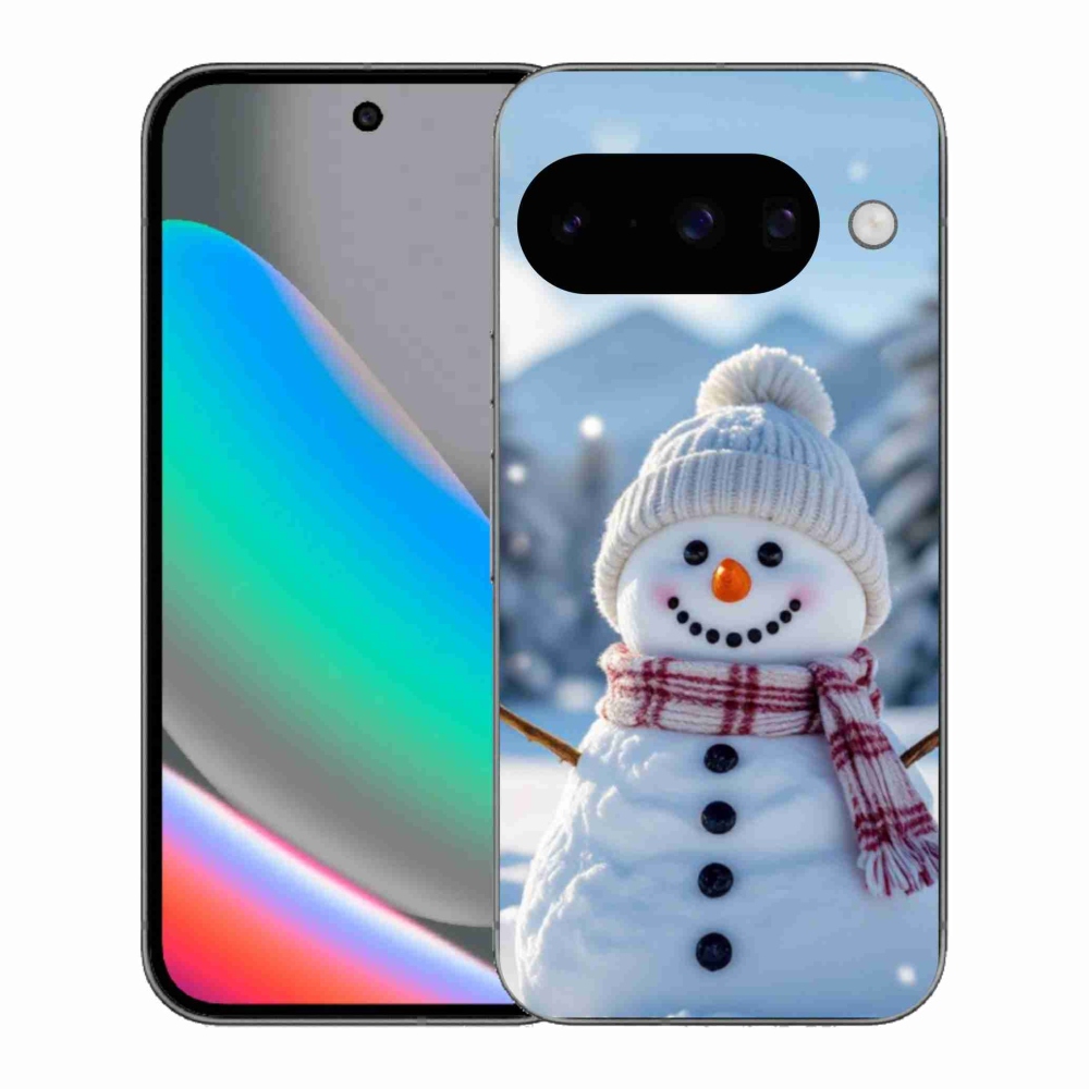 Gélový kryt mmCase na Google Pixel 10 - snehuliak 3