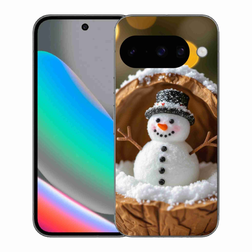 Gélový kryt mmCase na Google Pixel 10 - snehuliak 4