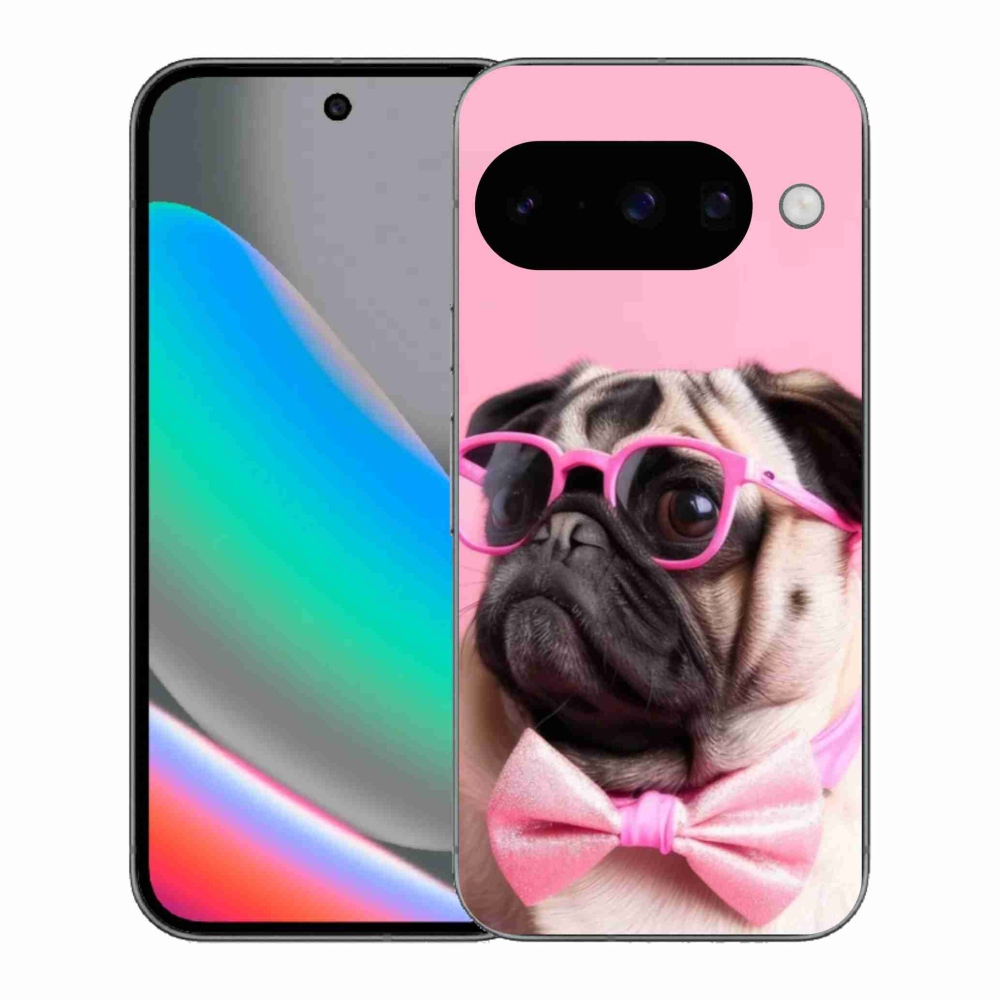 Gélový kryt mmCase na Google Pixel 10 - štýlový mops