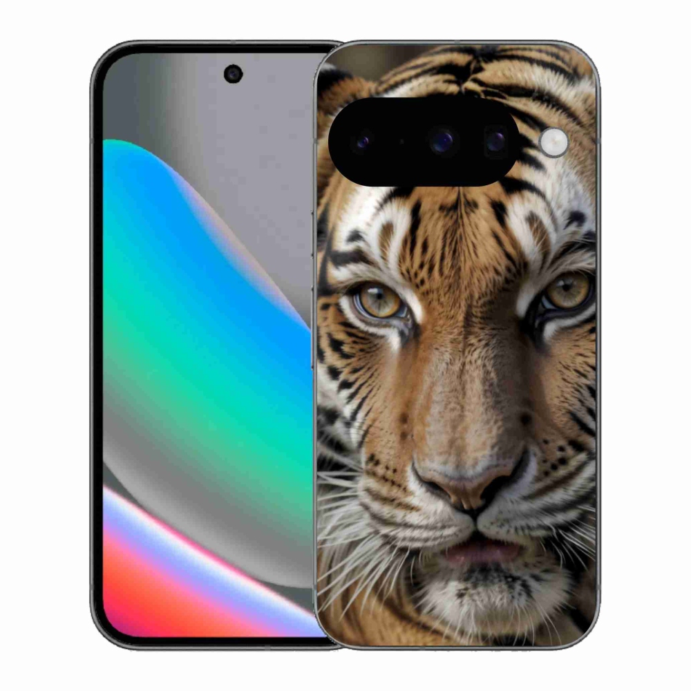 Gélový kryt mmCase na Google Pixel 10 - tigrie pohľad