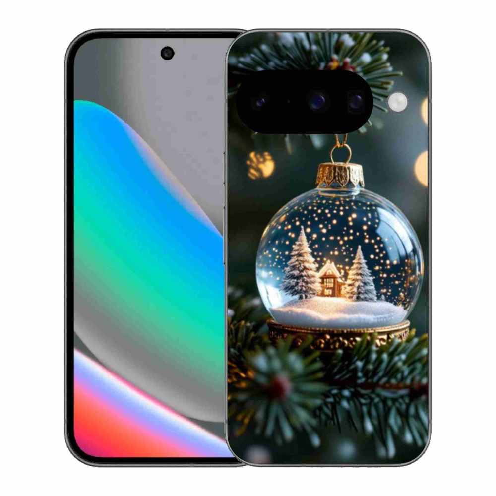 Gélový kryt mmCase na Google Pixel 10 - vianočné gule 2