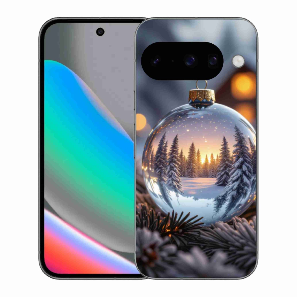 Gélový kryt mmCase na Google Pixel 10 - vianočná ozdoba