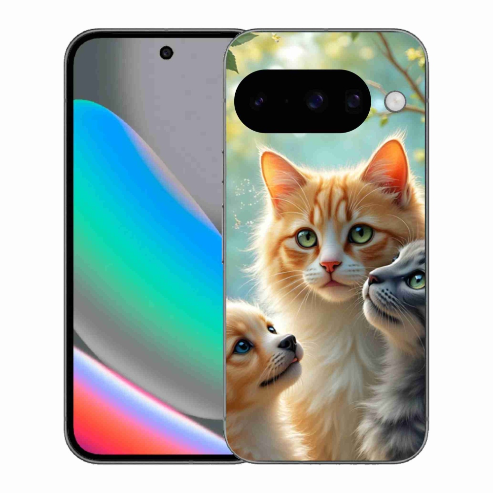 Gélový kryt mmCase na Google Pixel 10 - zvieracie priateľstvo 2