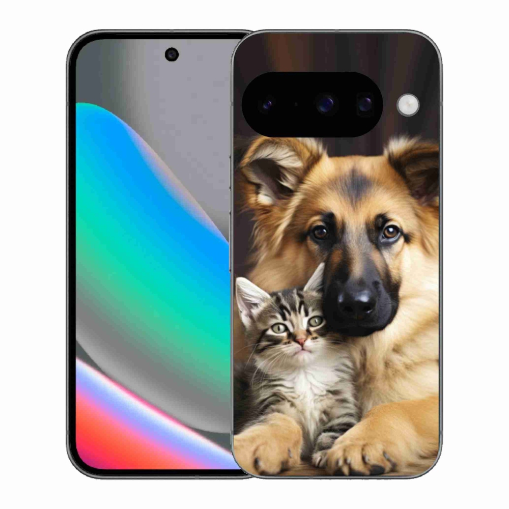 Gélový kryt mmCase na Google Pixel 10 - zvieracie priateľstvo