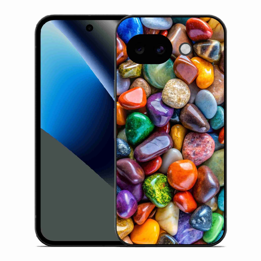 Gélový kryt mmCase na Google Pixel 10a - farebné kamienky