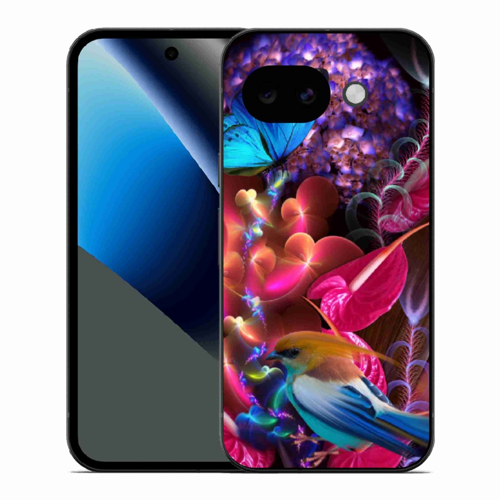 Gélový kryt mmCase na Google Pixel 10a - farebné kvety