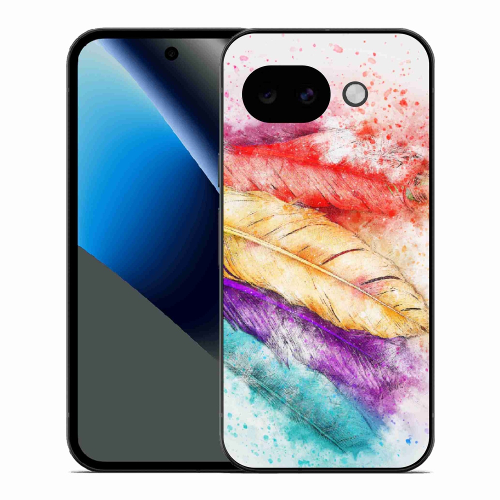 Gélový kryt mmCase na Google Pixel 10a - farebné perie