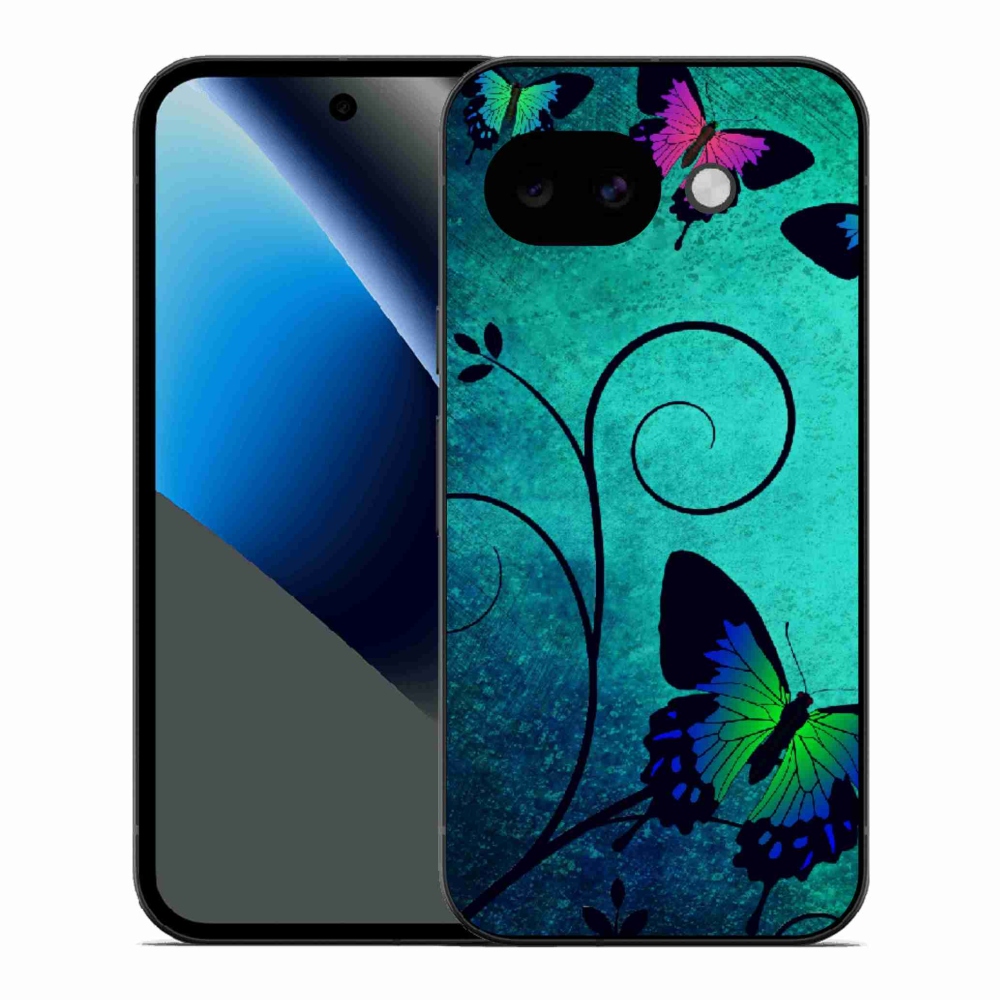 Gélový kryt mmCase na Google Pixel 10a - farební motýle