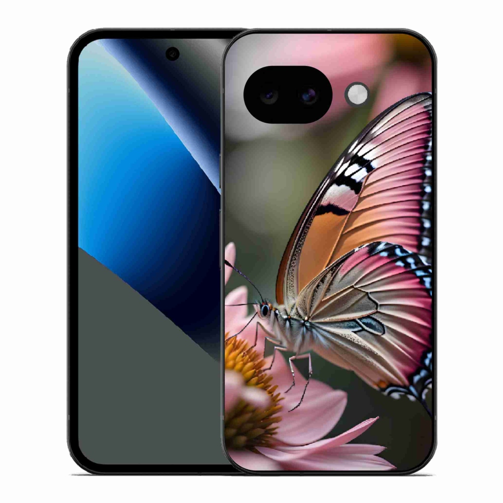 Gélový kryt mmCase na Google Pixel 10a - farebný motýľ