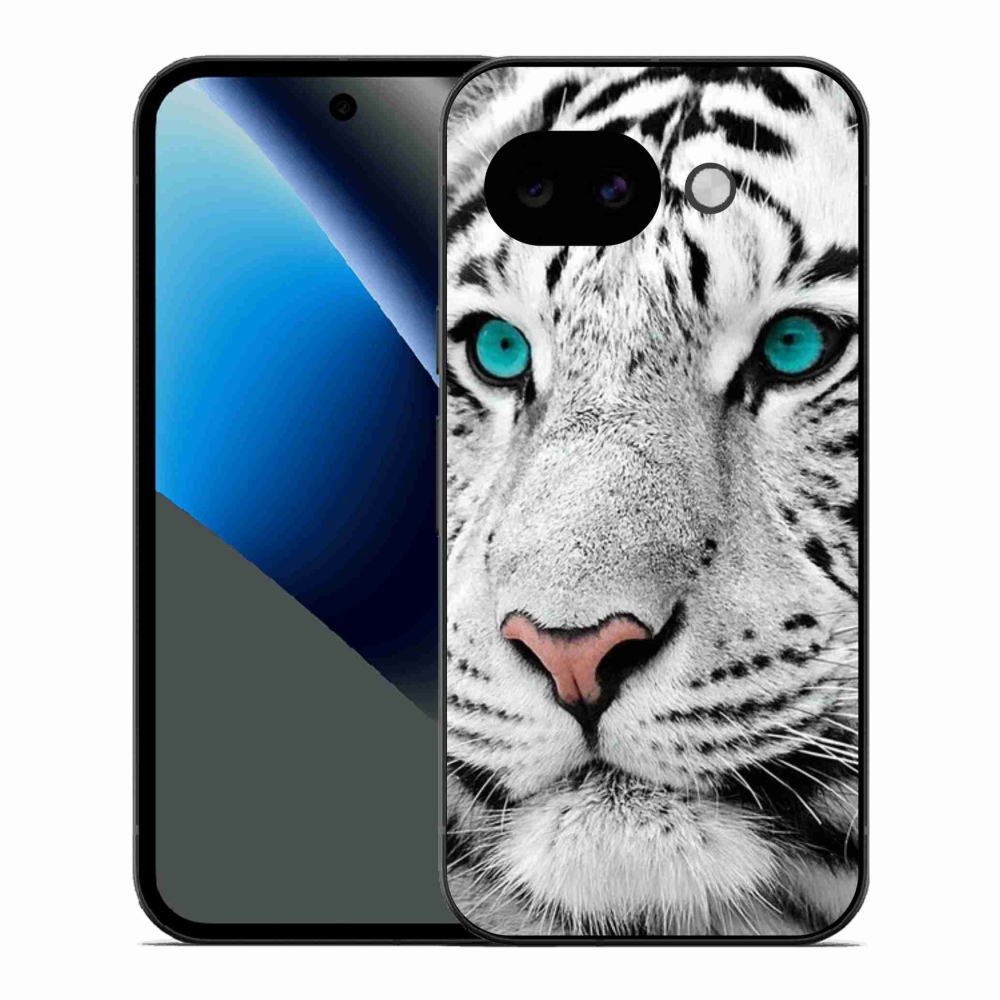 Gélový kryt mmCase na Google Pixel 10a - biely tiger
