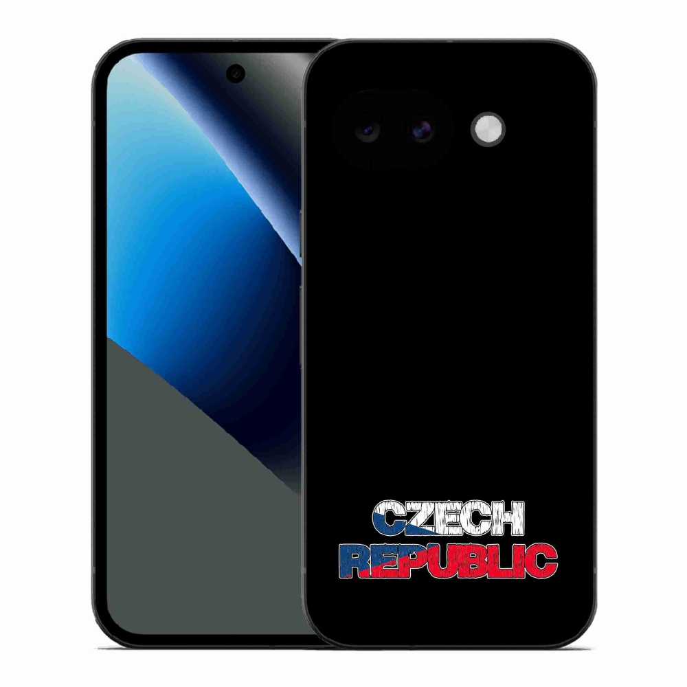 Gélový kryt mmCase na Google Pixel 10a - Slovak Republic čierne pozadie