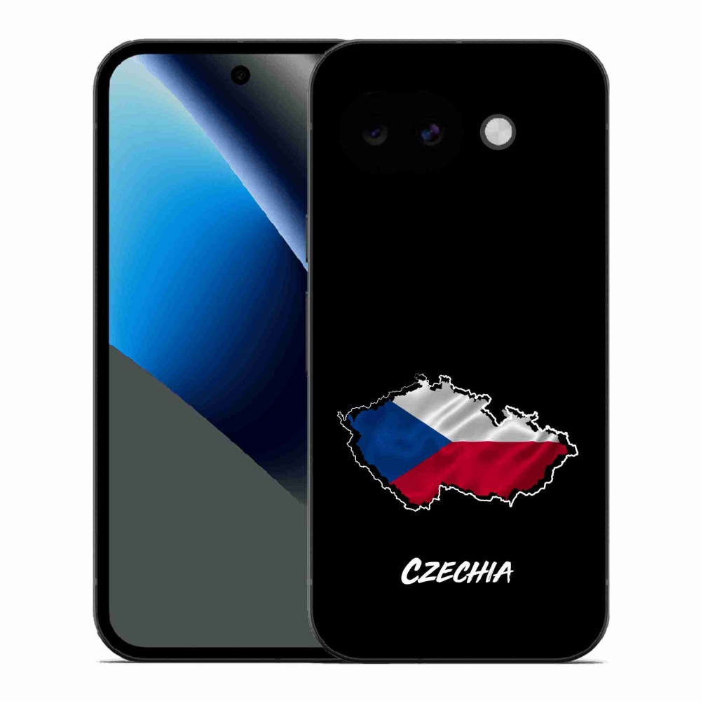 Gélový kryt mmCase na Google Pixel 10a - Slovakia čierne pozadie