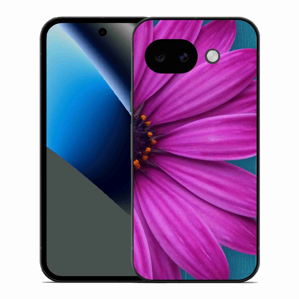 Gélový kryt mmCase na Google Pixel 10a - fialová margaréta