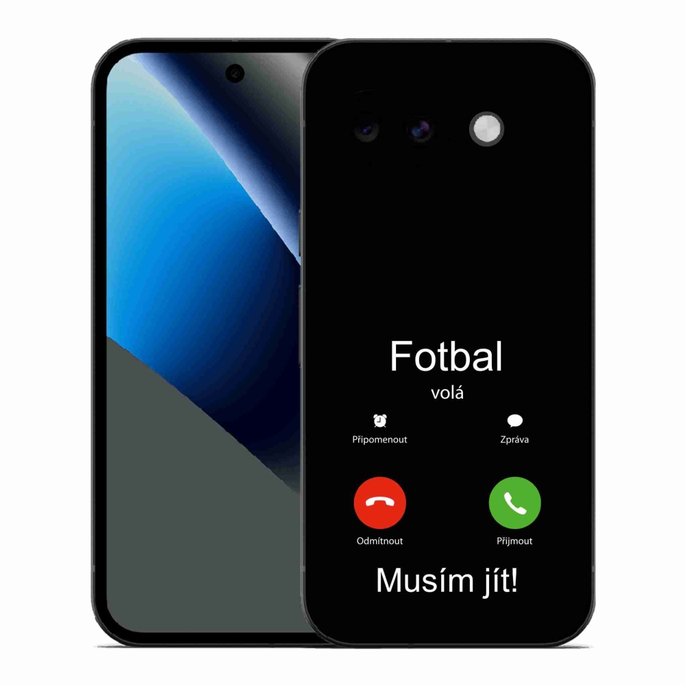 Gélový kryt mmCase na Google Pixel 10a - futbal volá čierne pozadie