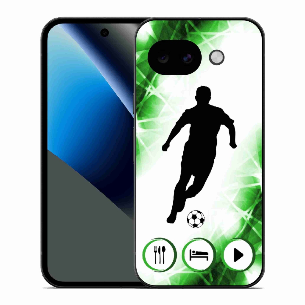 Gélový kryt mmCase na Google Pixel 10a - futbalista