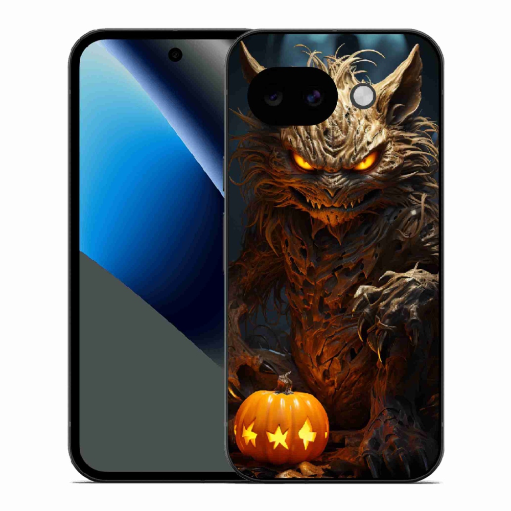 Gélový kryt mmCase na Google Pixel 10a - halloweenska príšera