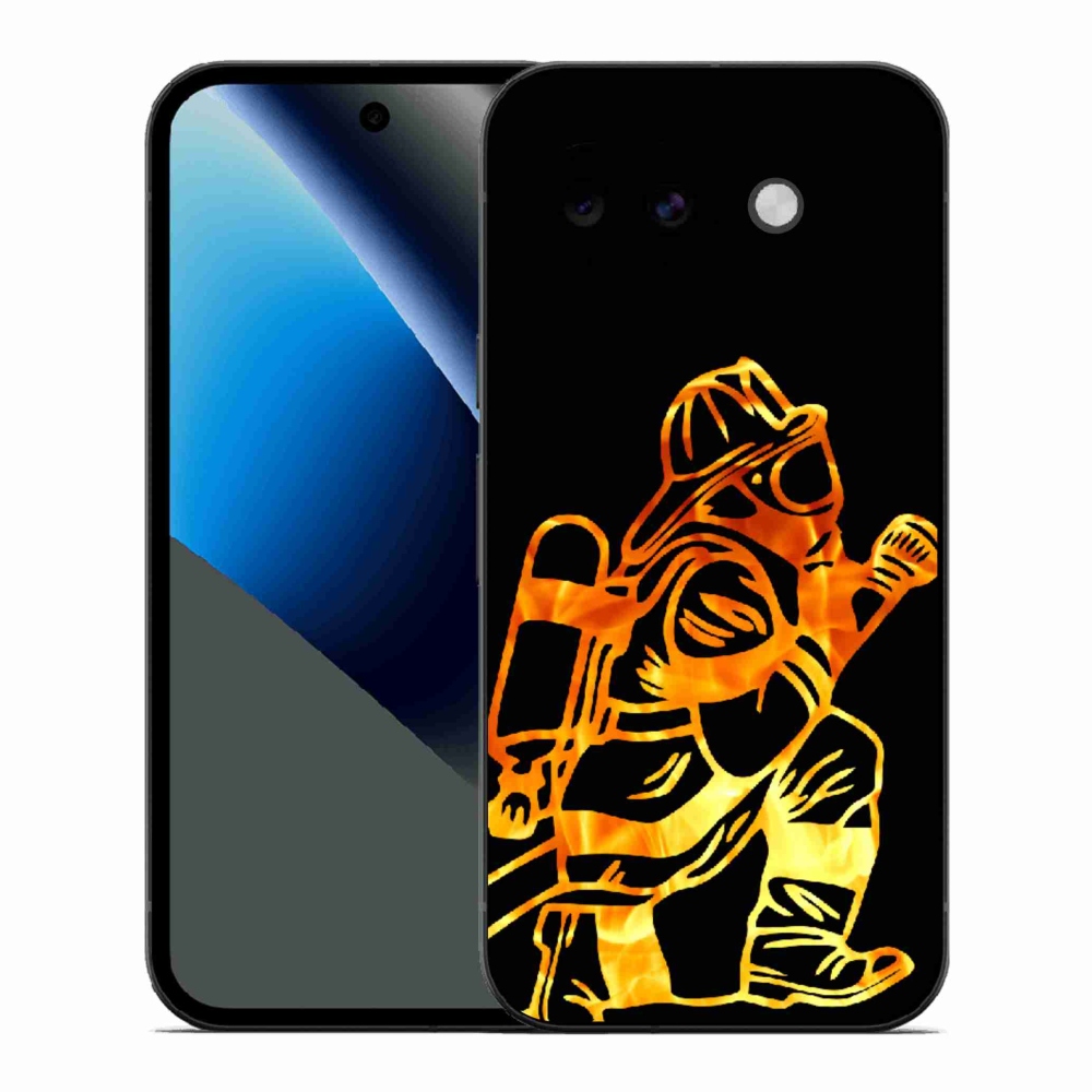 Gélový kryt mmCase na Google Pixel 10a - hasič 1