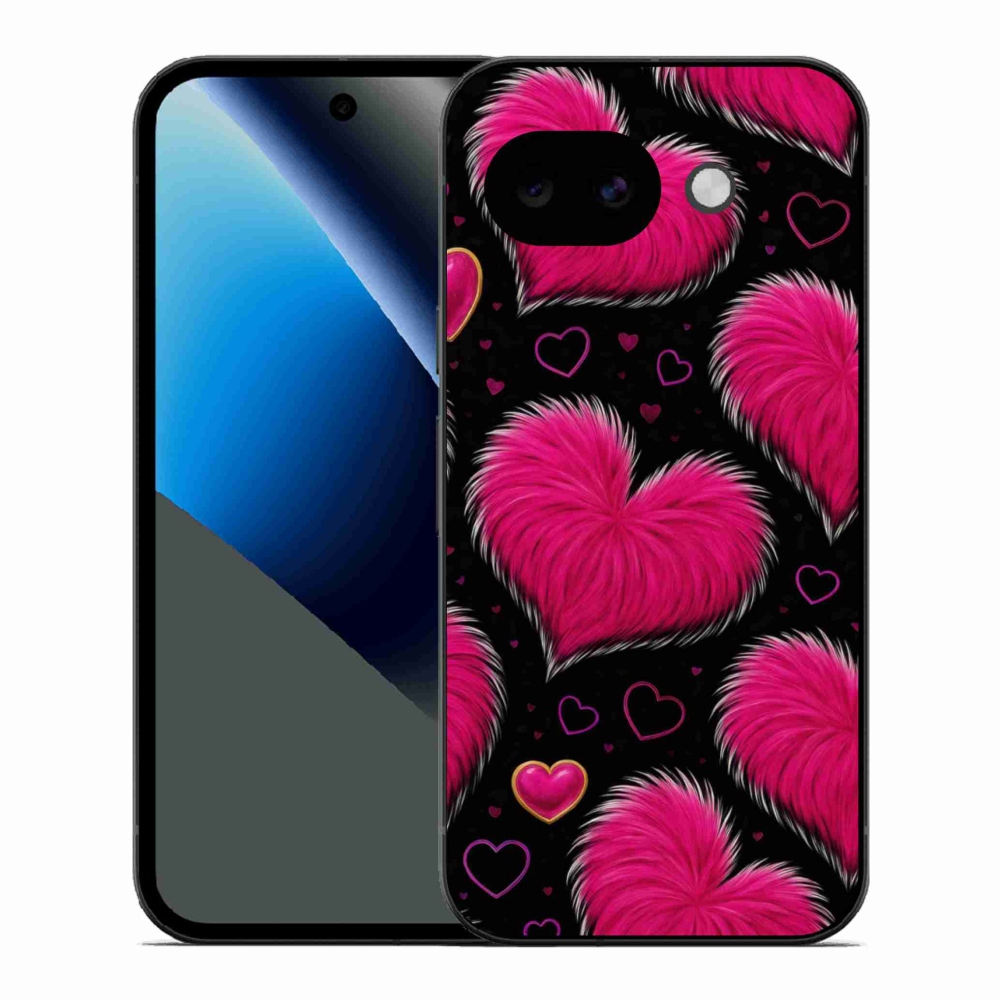 Gélový kryt mmCase na Google Pixel 10a - hebké srdce