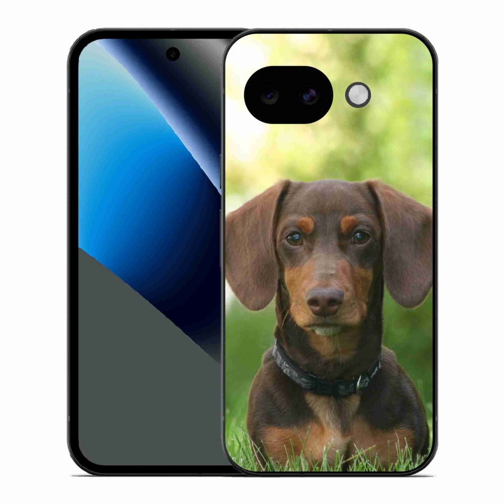 Gélový kryt mmCase na Google Pixel 10a - hnedý jazvečík