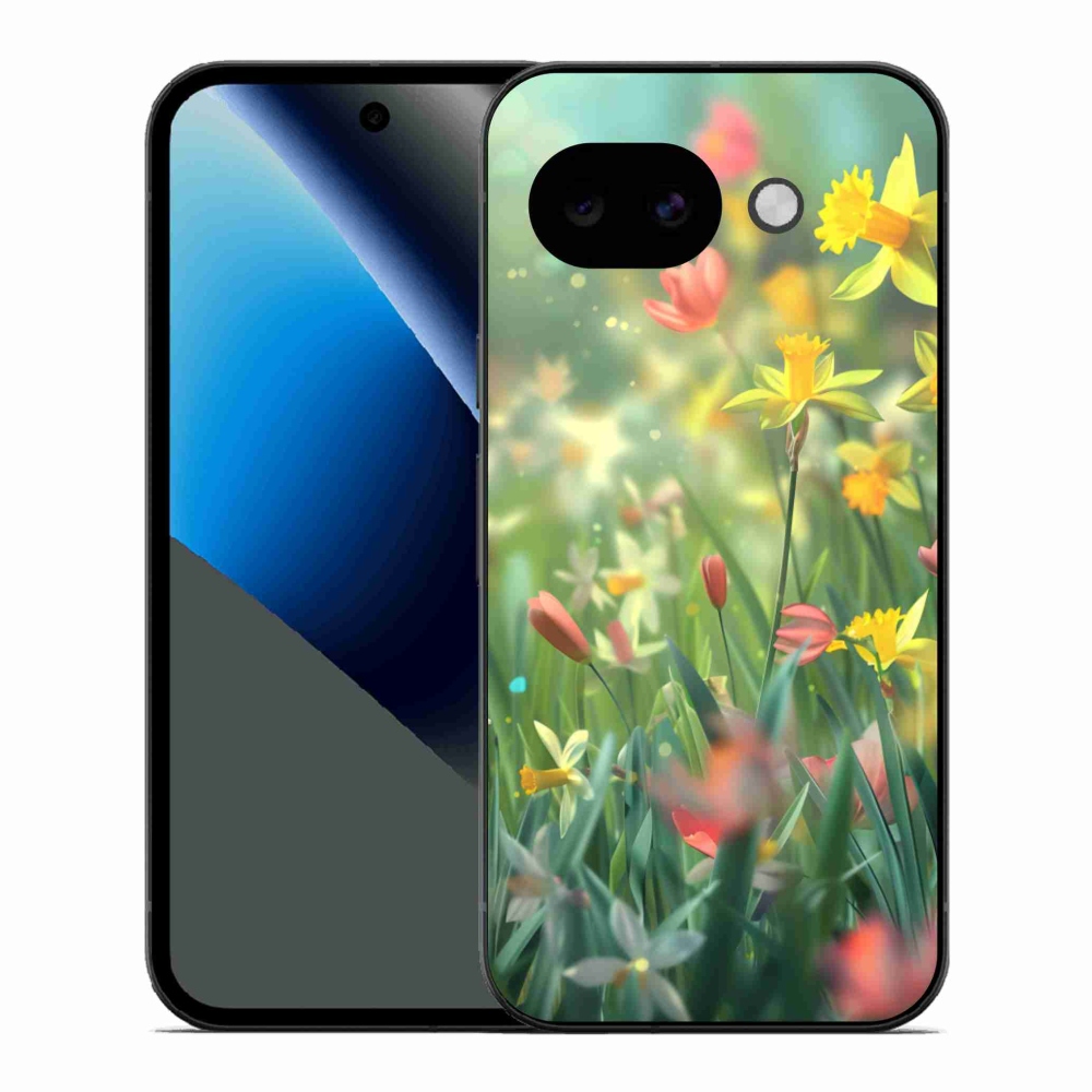 Gélový kryt mmCase na Google Pixel 10a - jarné kvety