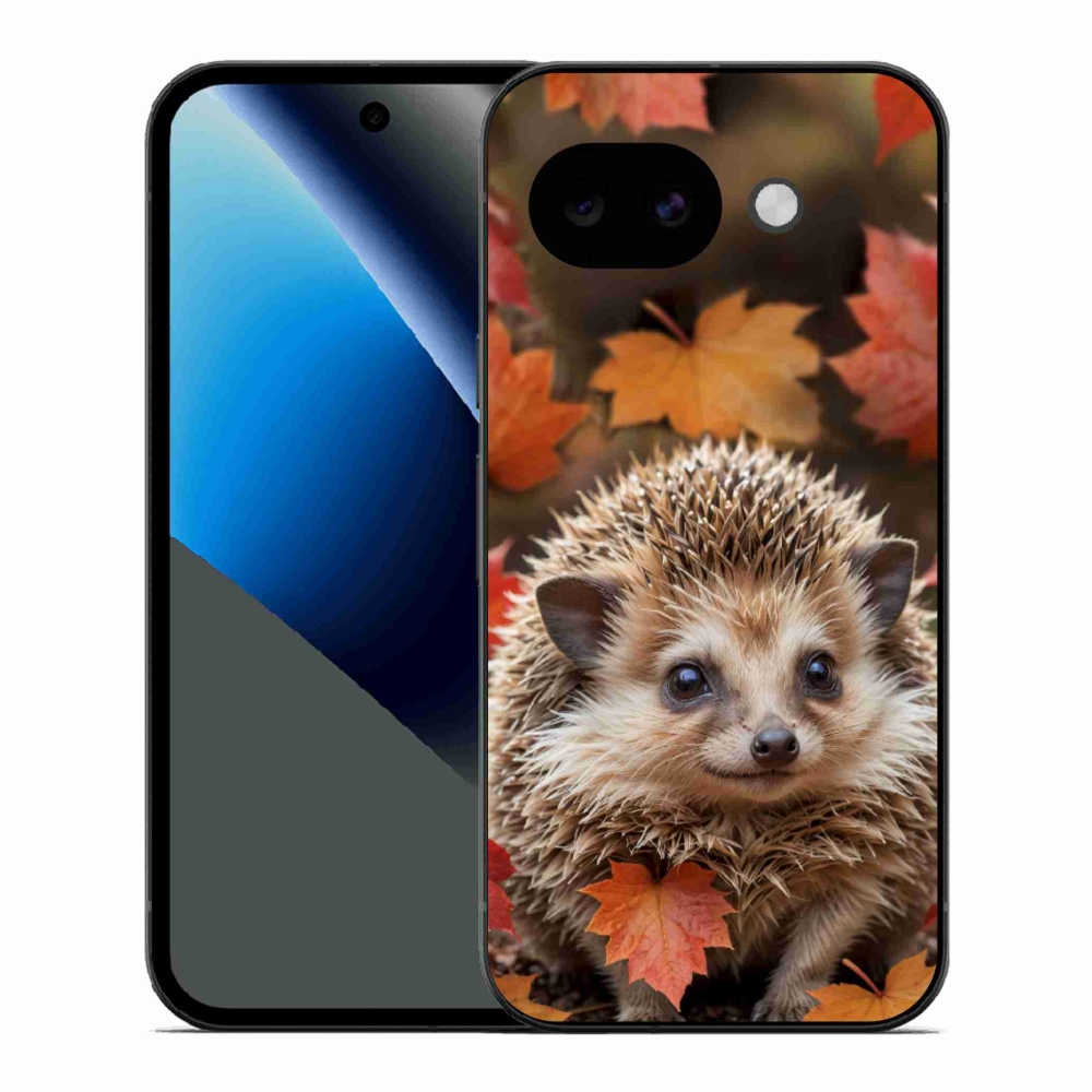 Gélový kryt mmCase na Google Pixel 10a - ježko v lístia