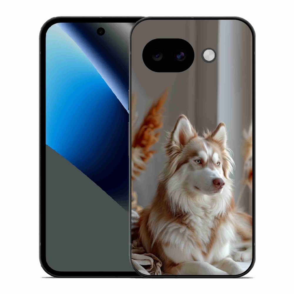 Gélový kryt mmCase na Google Pixel 10a - pokojný sibírsky husky