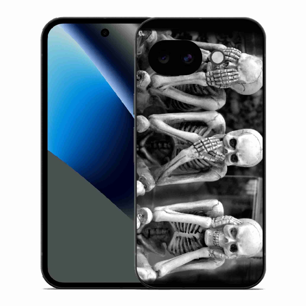 Gélový kryt mmCase na Google Pixel 10a - kostlivci