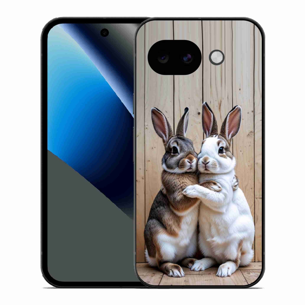 Gélový kryt mmCase na Google Pixel 10a - králičie pár