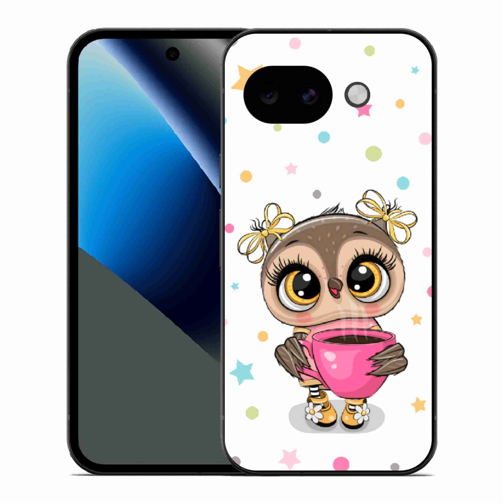 Gélový kryt mmCase na Google Pixel 10a - kreslená sovička