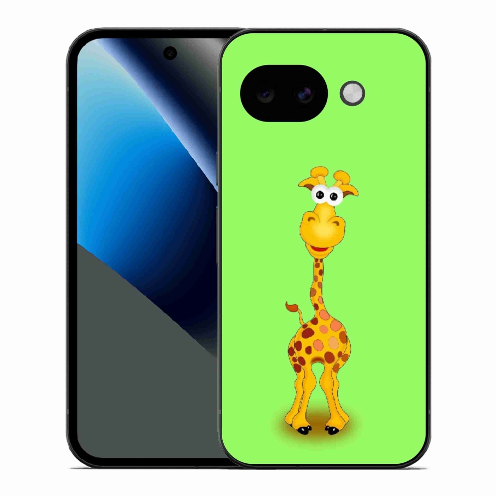 Gélový kryt mmCase na Google Pixel 10a - kreslená žirafa