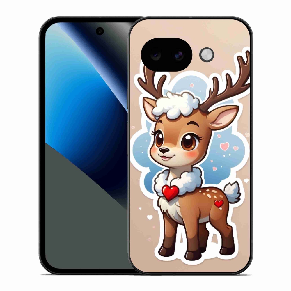 Gélový kryt mmCase na Google Pixel 10a - kreslený sob