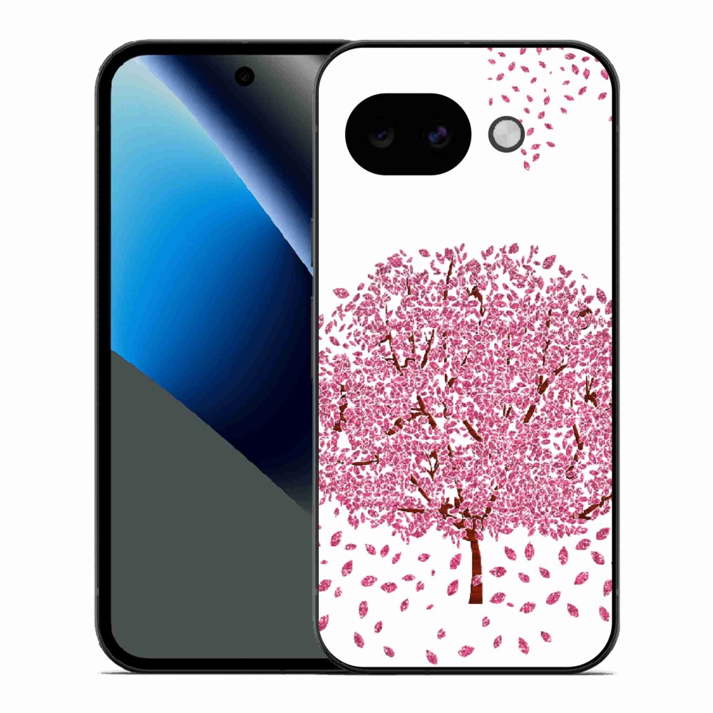 Gélový kryt mmCase na Google Pixel 10a - kreslený strom s listami