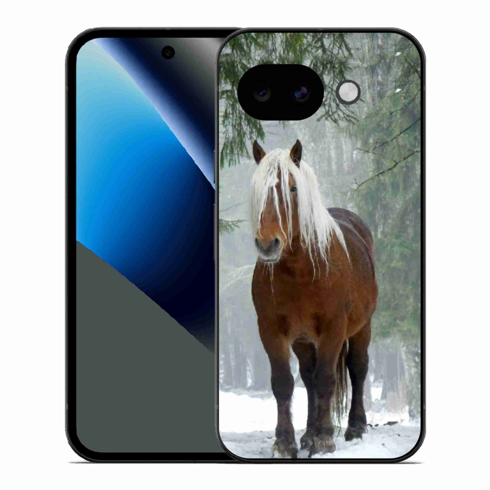 Gélový kryt mmCase na Google Pixel 10a - kôň v lese