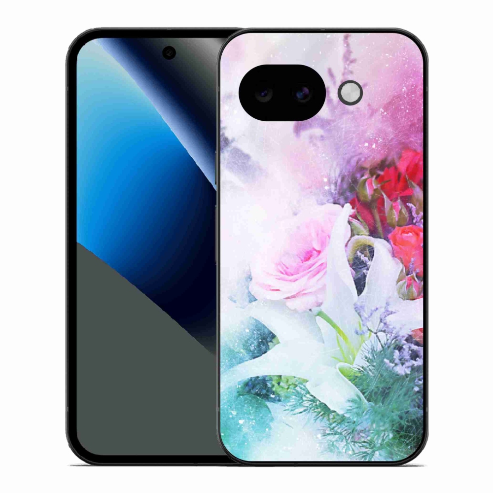 Gélový kryt mmCase na Google Pixel 10a - kvety 4