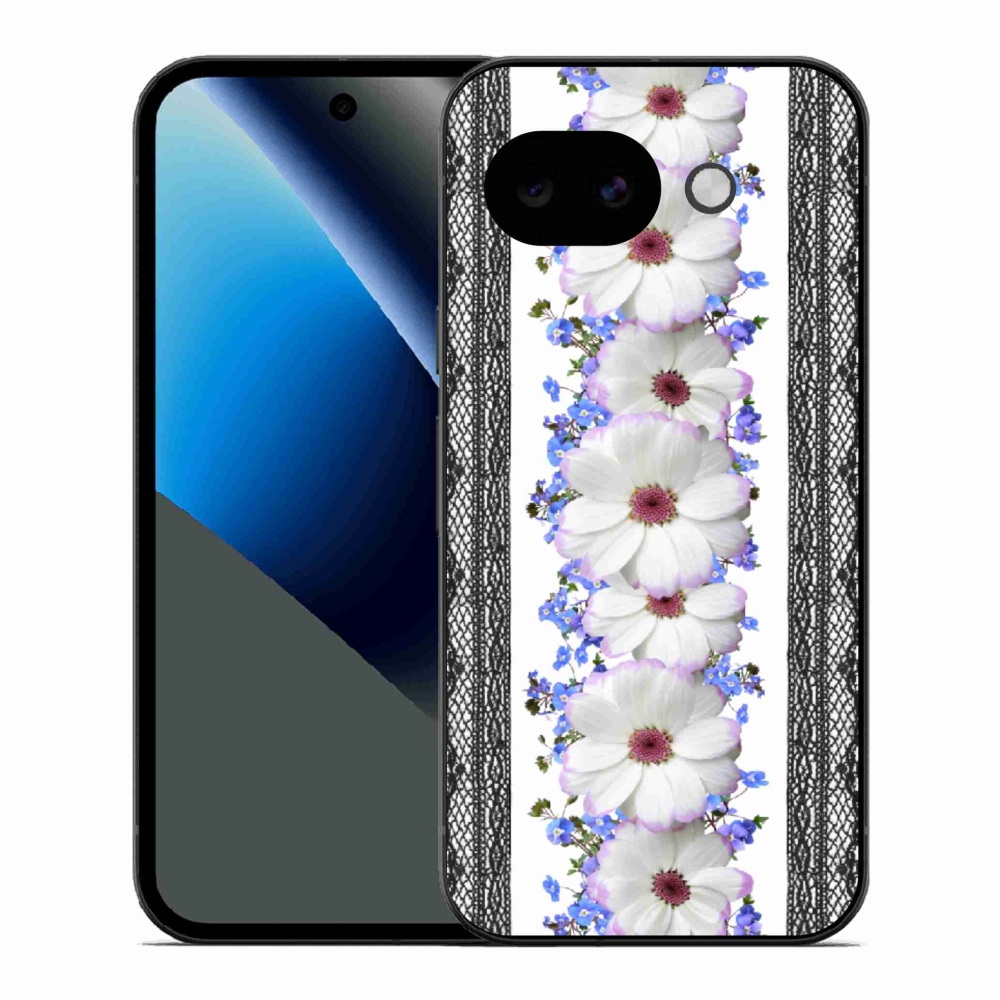 Gélový kryt mmCase na Google Pixel 10a - kvety 8