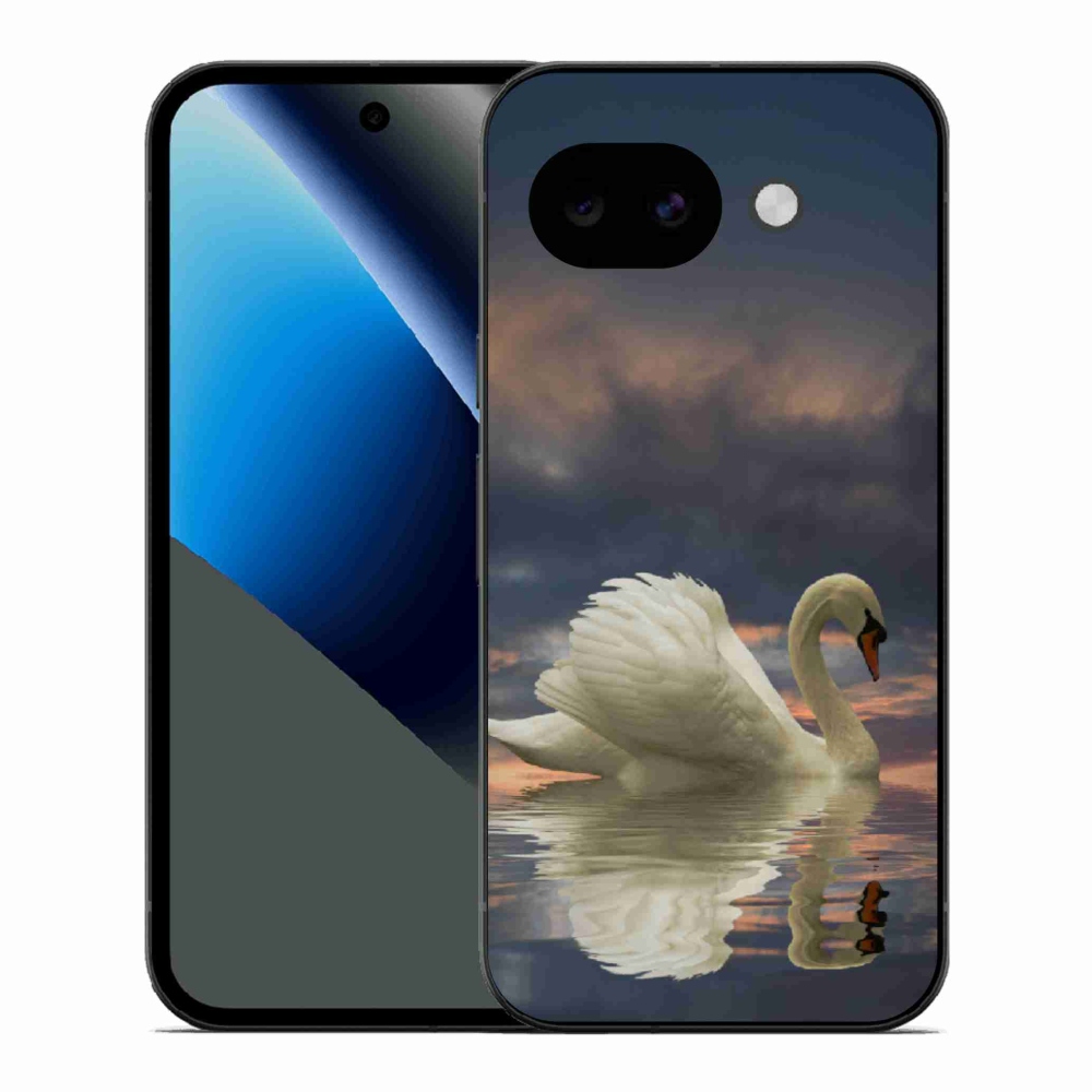 Gélový kryt mmCase na Google Pixel 10a - labuť