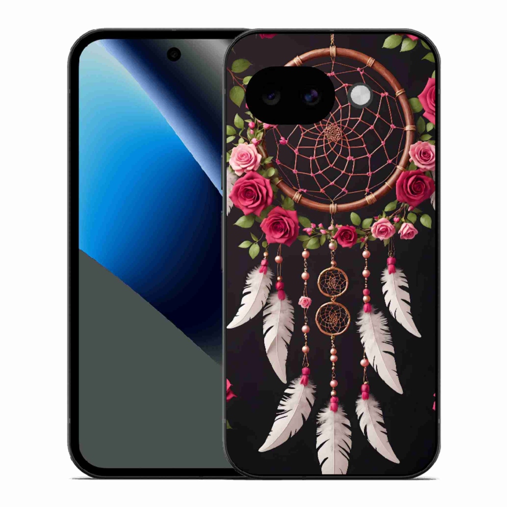 Gélový kryt mmCase na Google Pixel 10a - lapač snov s ružami