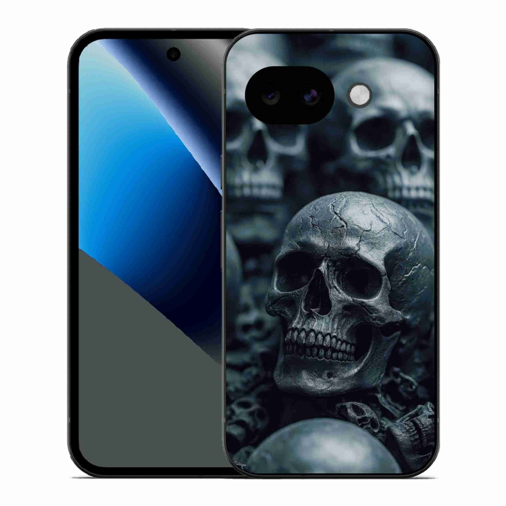 Gélový kryt mmCase na Google Pixel 10a - lebka 2