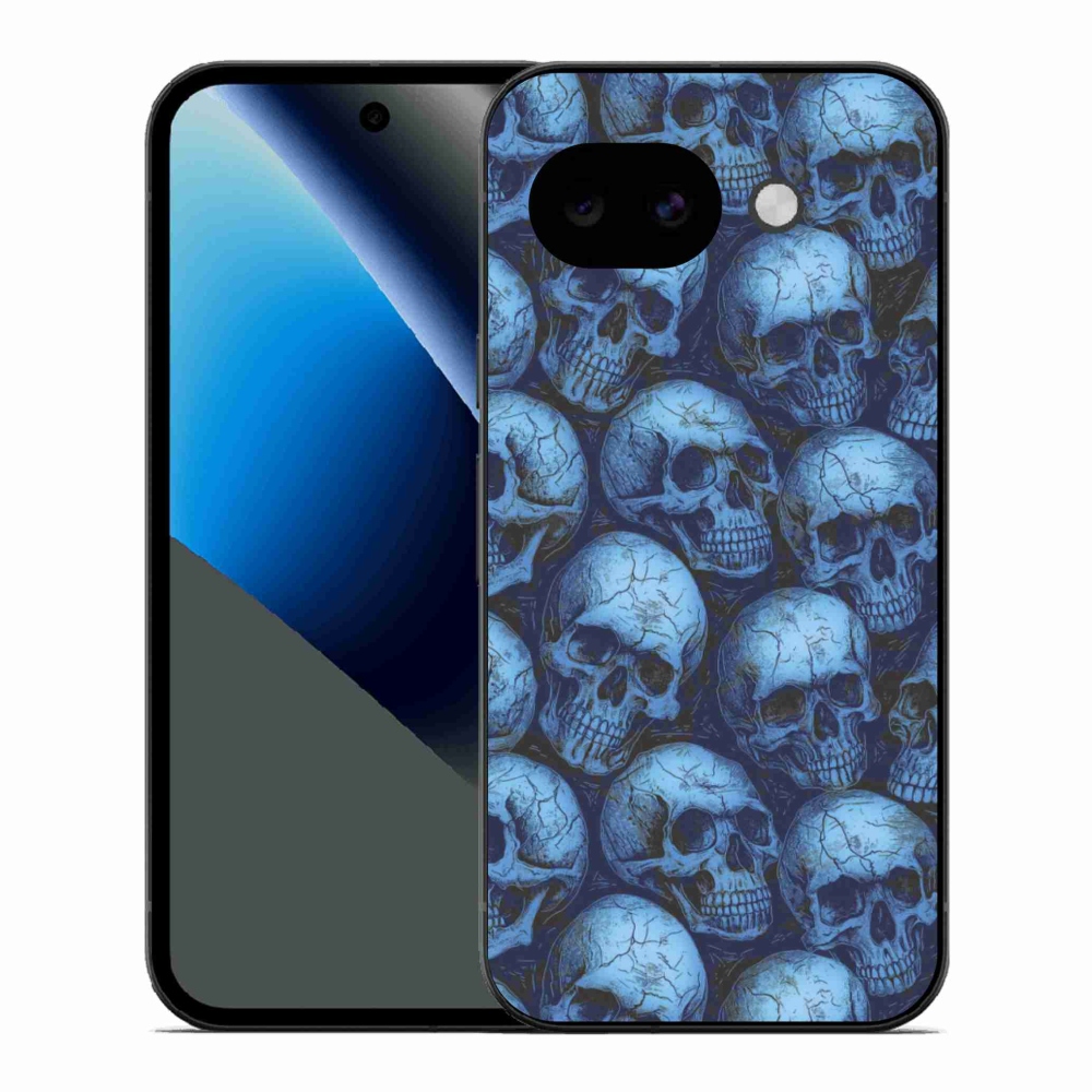 Gélový kryt mmCase na Google Pixel 10a - lebky
