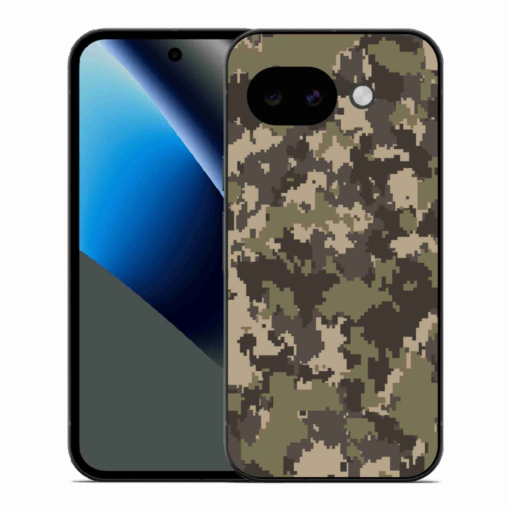 Gélový kryt mmCase na Google Pixel 10a - maskáčový vzor 12