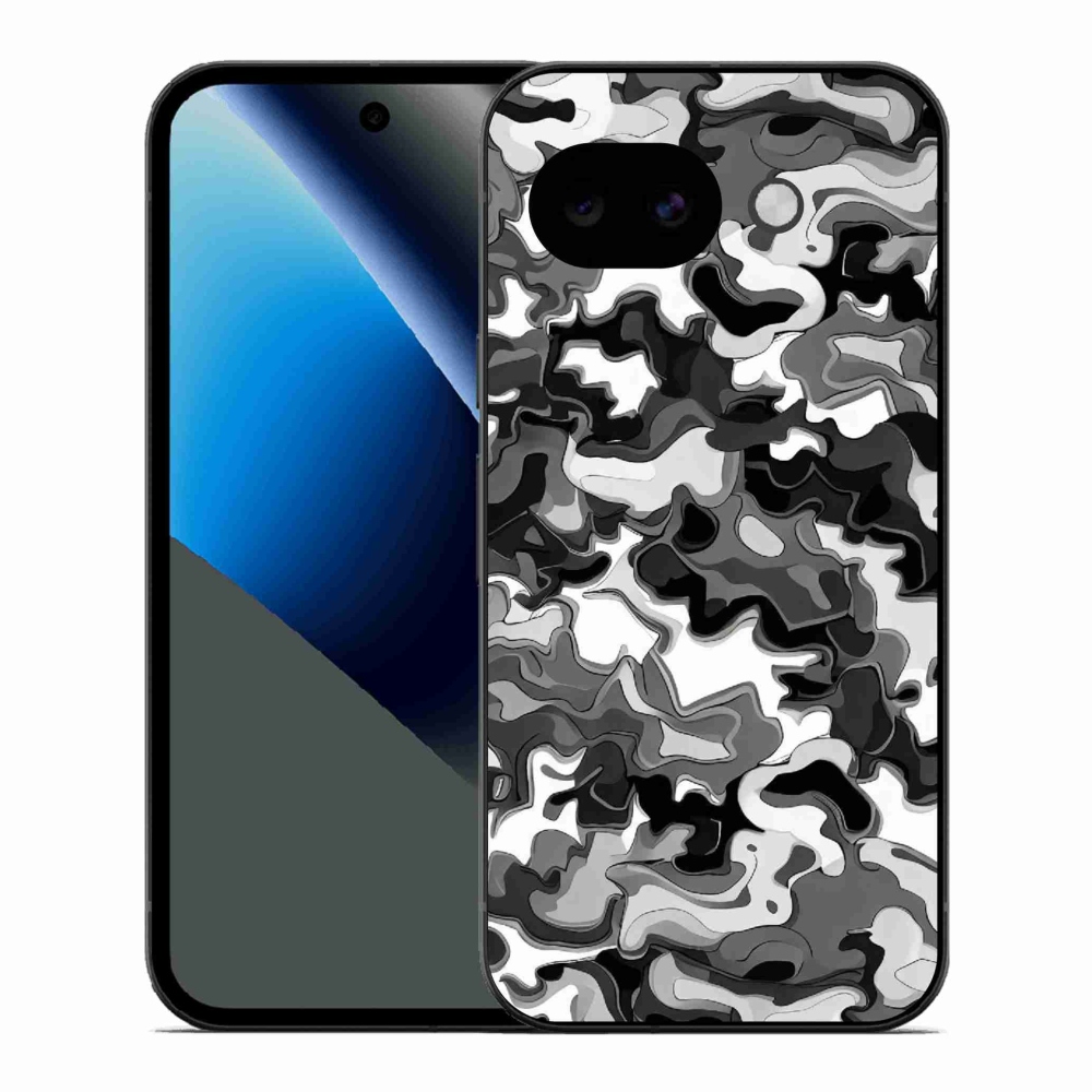 Gélový kryt mmCase na Google Pixel 10a - maskáčový vzor 3