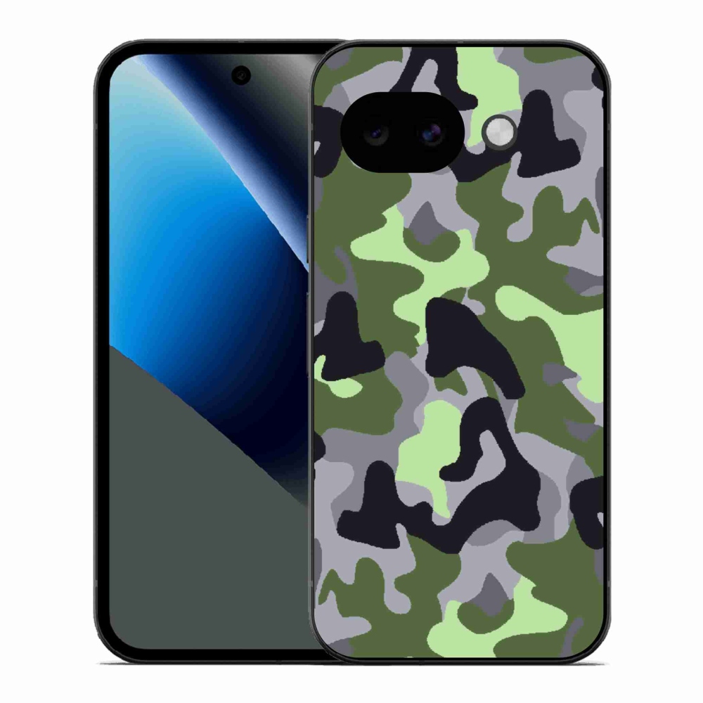 Gélový kryt mmCase na Google Pixel 10a - maskáčový vzor 7