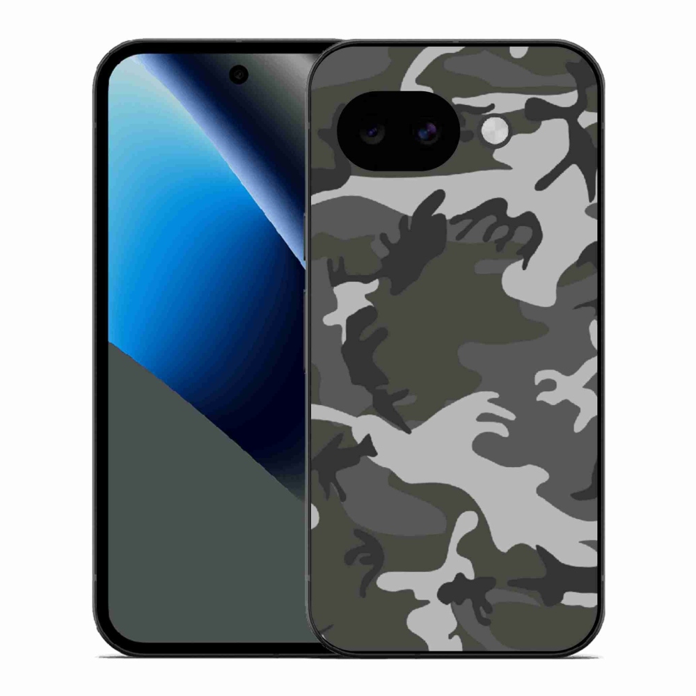 Gélový kryt mmCase na Google Pixel 10a - maskáčový vzor