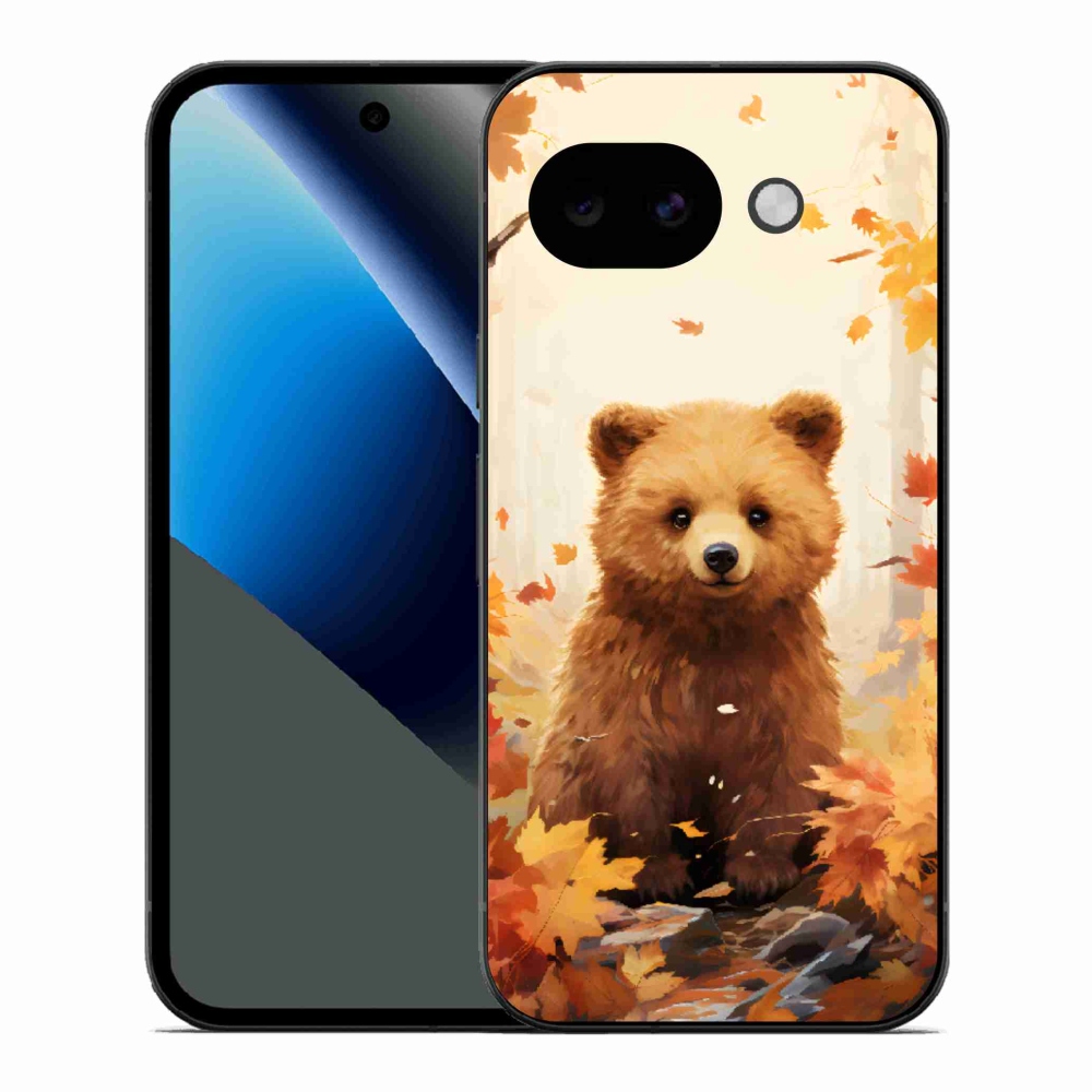 Gélový kryt mmCase na Google Pixel 10a - medveď v lese