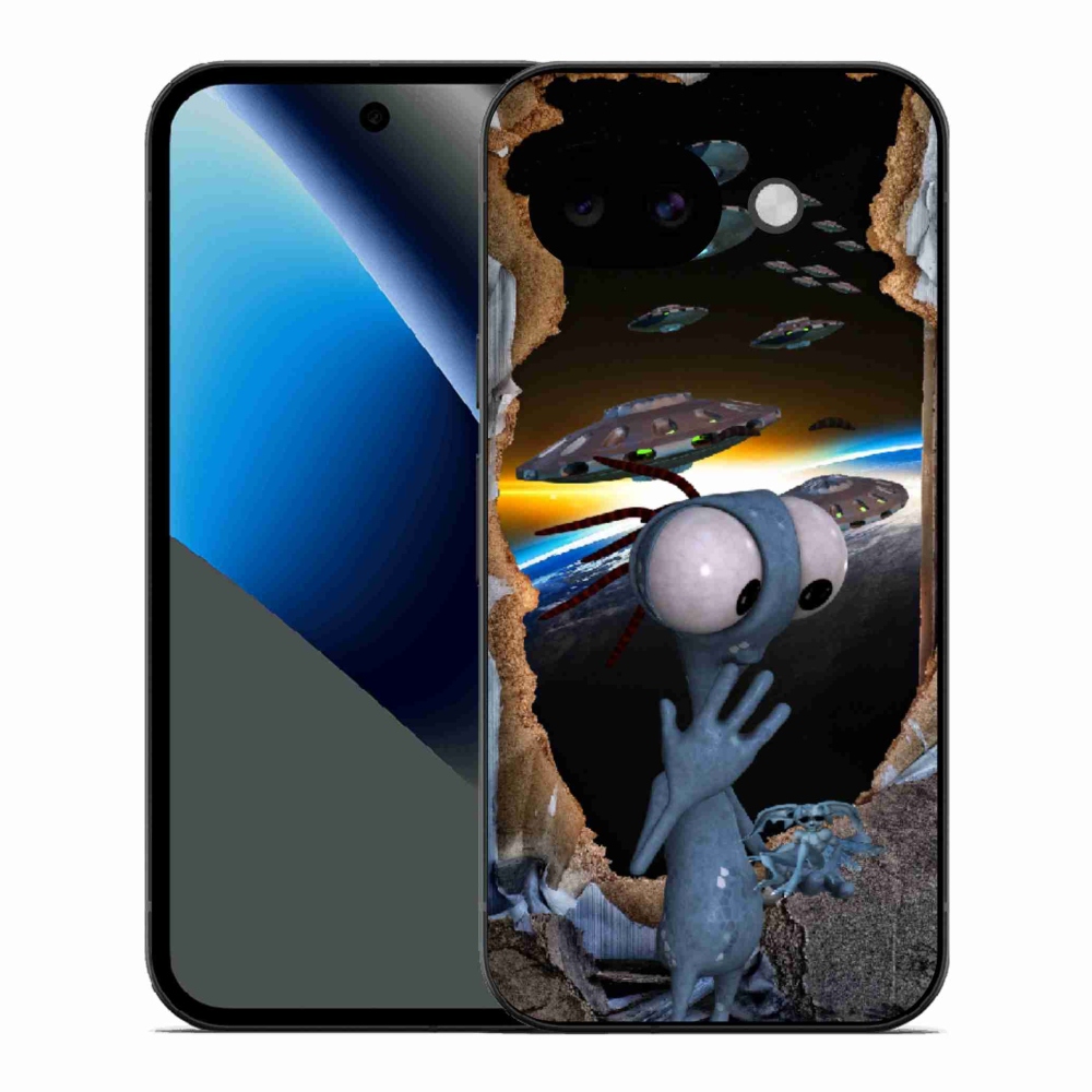 Gélový kryt mmCase na Google Pixel 10a - mimozemšťan