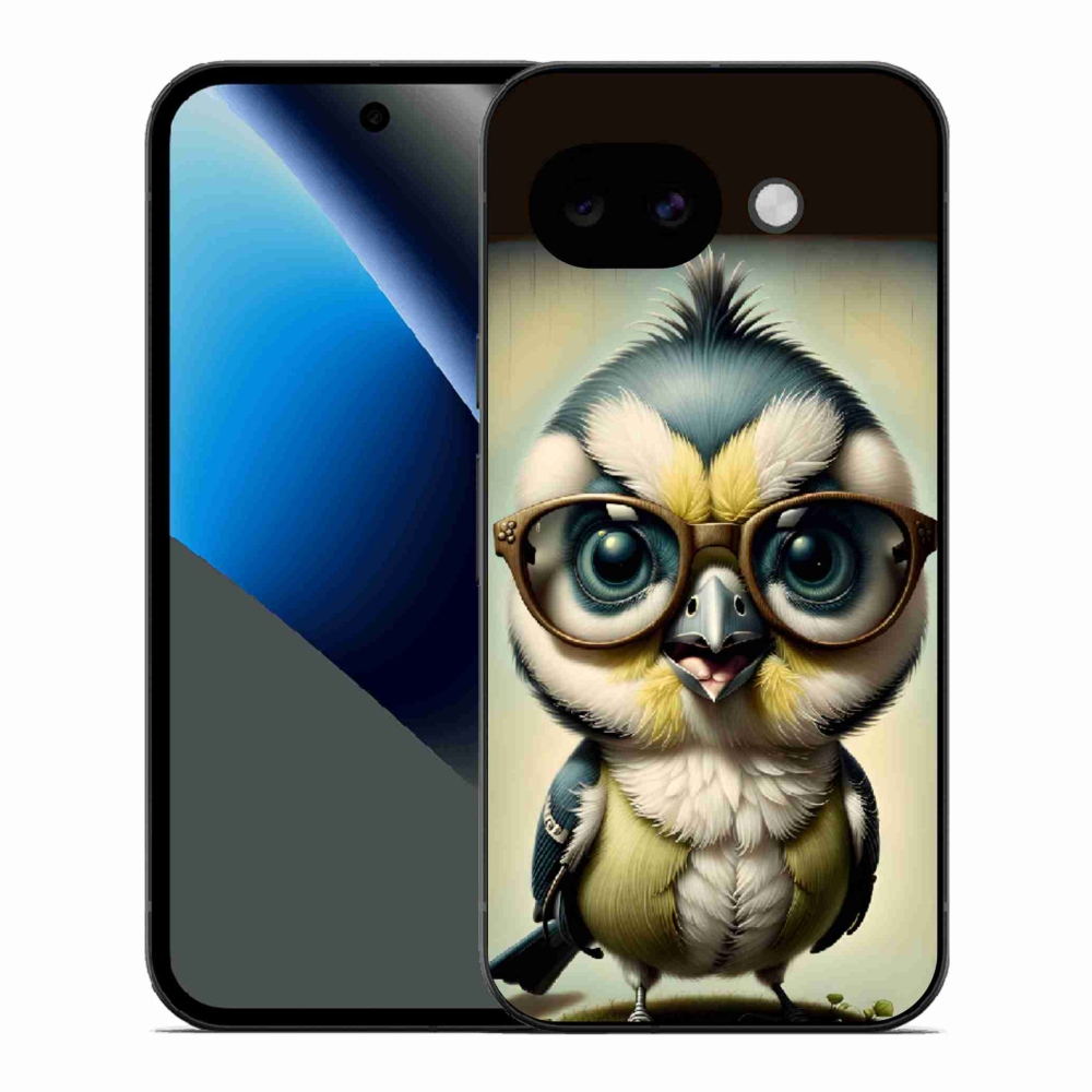 Gélový kryt mmCase na Google Pixel 10a - mláďa s okuliarmi